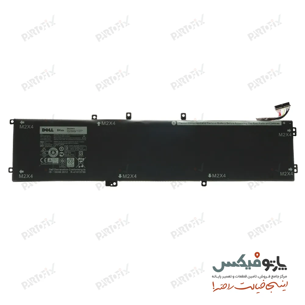 باتری اورجینال لپ تاپ دل XPS 15 9550 پارت نامبر 1P6KD